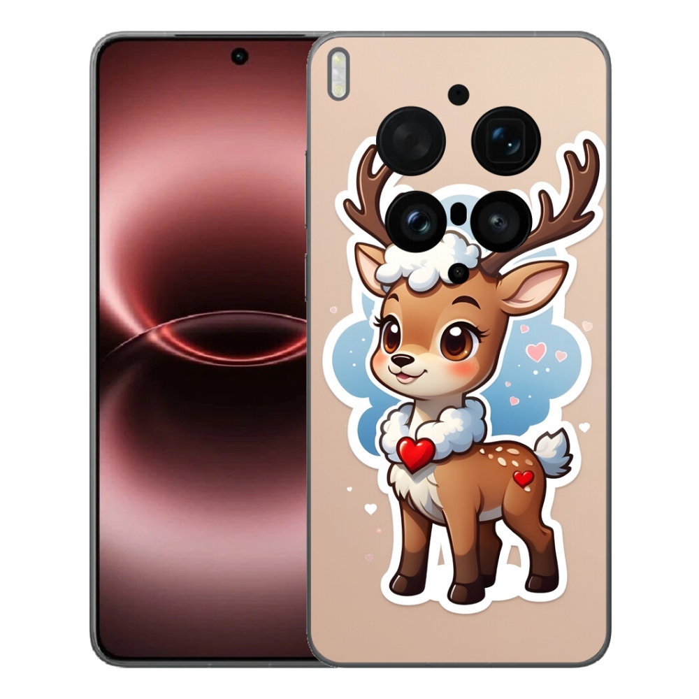 Gélový kryt mmCase na Vivo X300 Ultra - kreslený sob