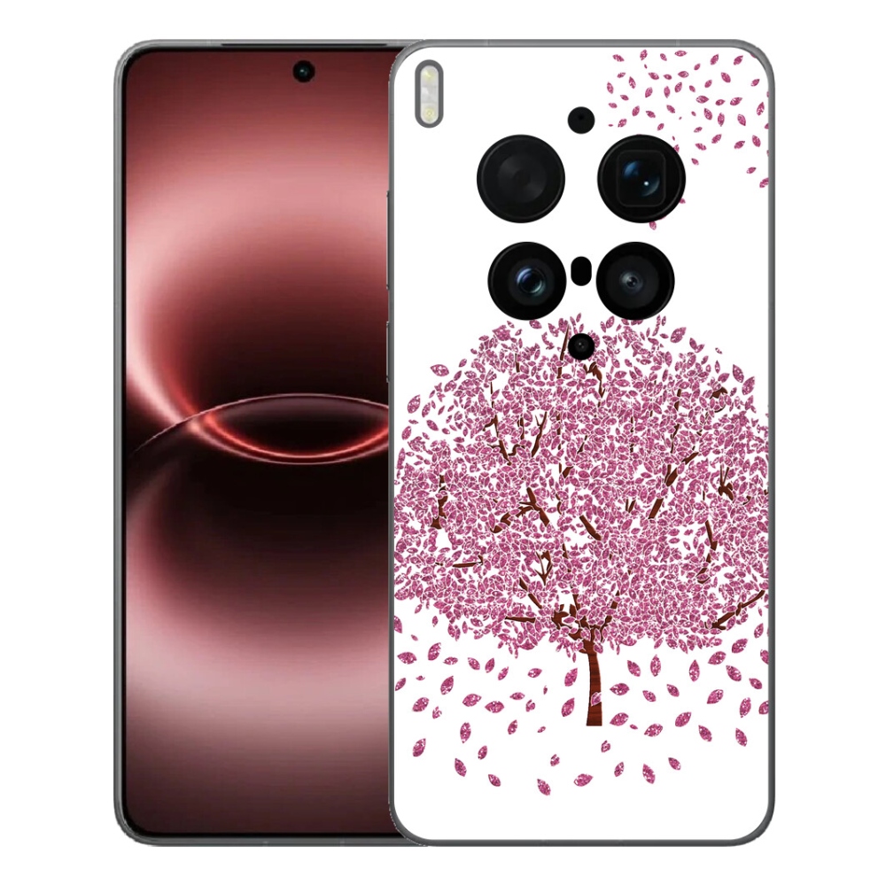 Gélový kryt mmCase na Vivo X300 Ultra - kreslený strom s listami