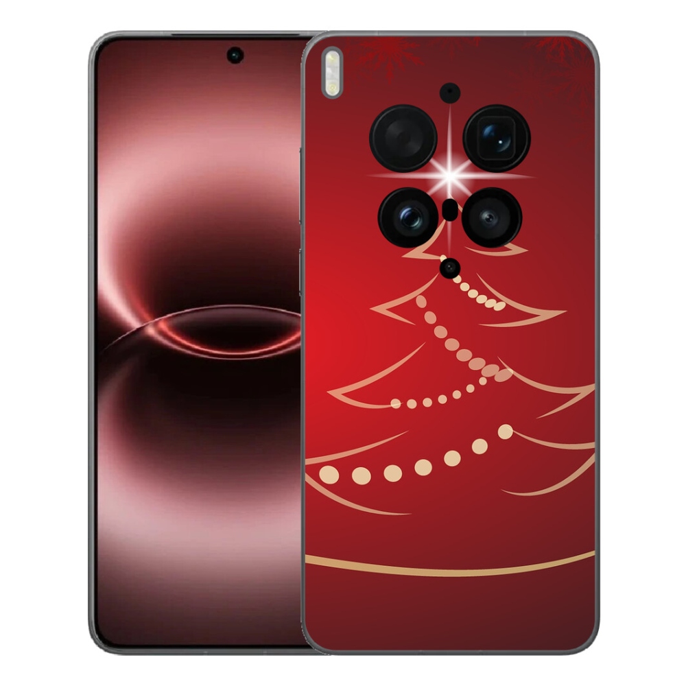 Gélový kryt mmCase na Vivo X300 Ultra - kreslený vianočný stromček