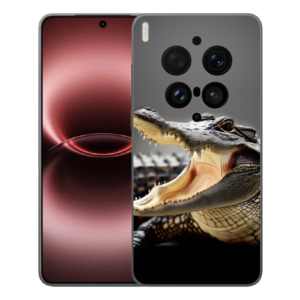 Gélový kryt mmCase na Vivo X300 Ultra - krokodíl