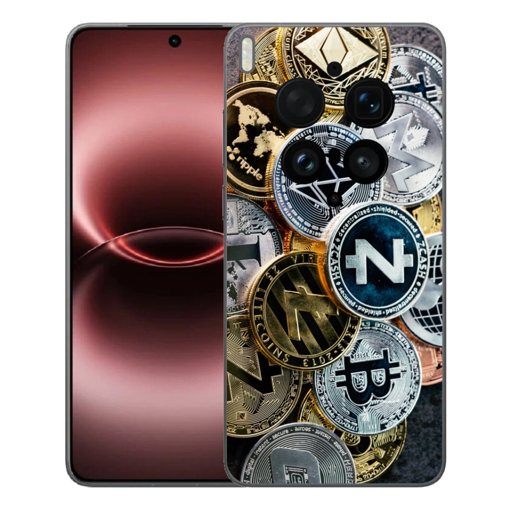 Gélový kryt mmCase na Vivo X300 Ultra - kryptomeny