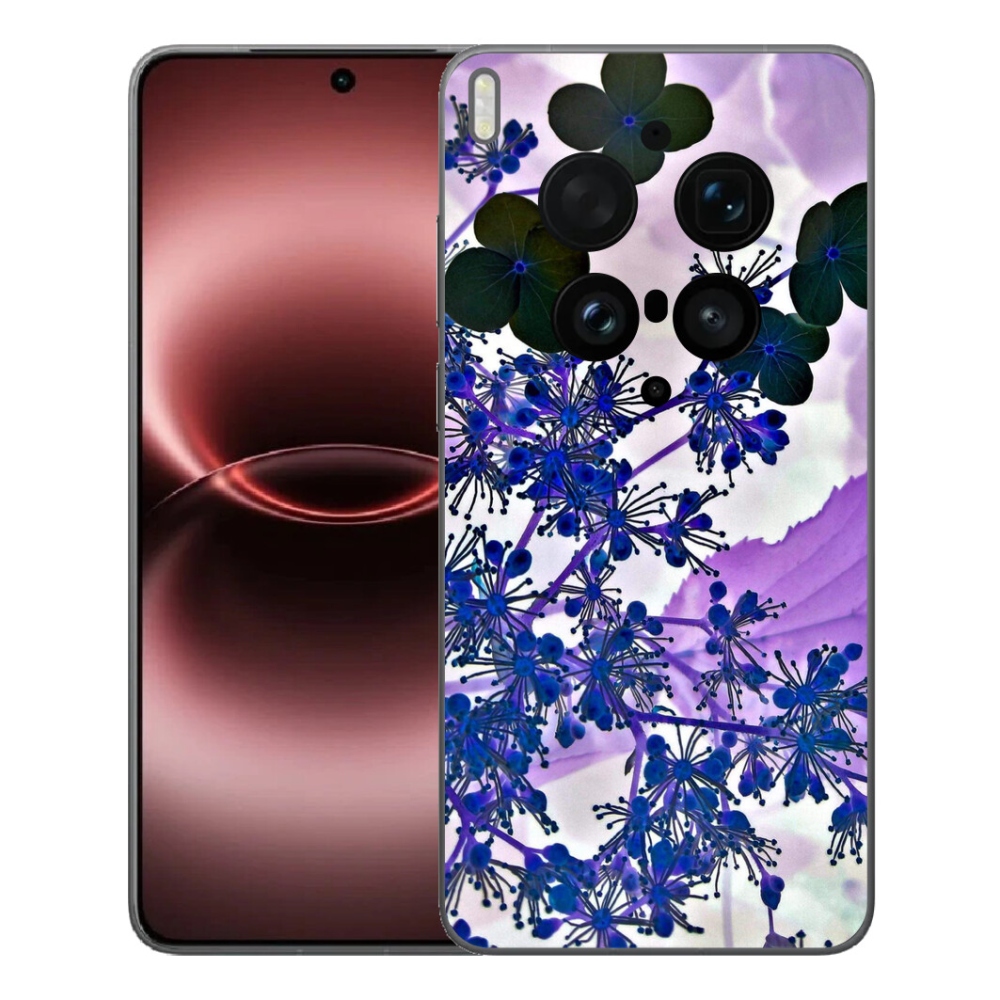 Gélový kryt mmCase na Vivo X300 Ultra - kvet hortenzie