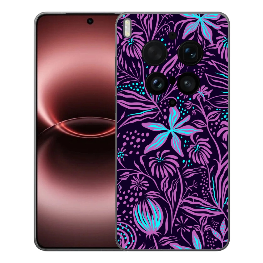 Gélový kryt mmCase na Vivo X300 Ultra - kvety 2