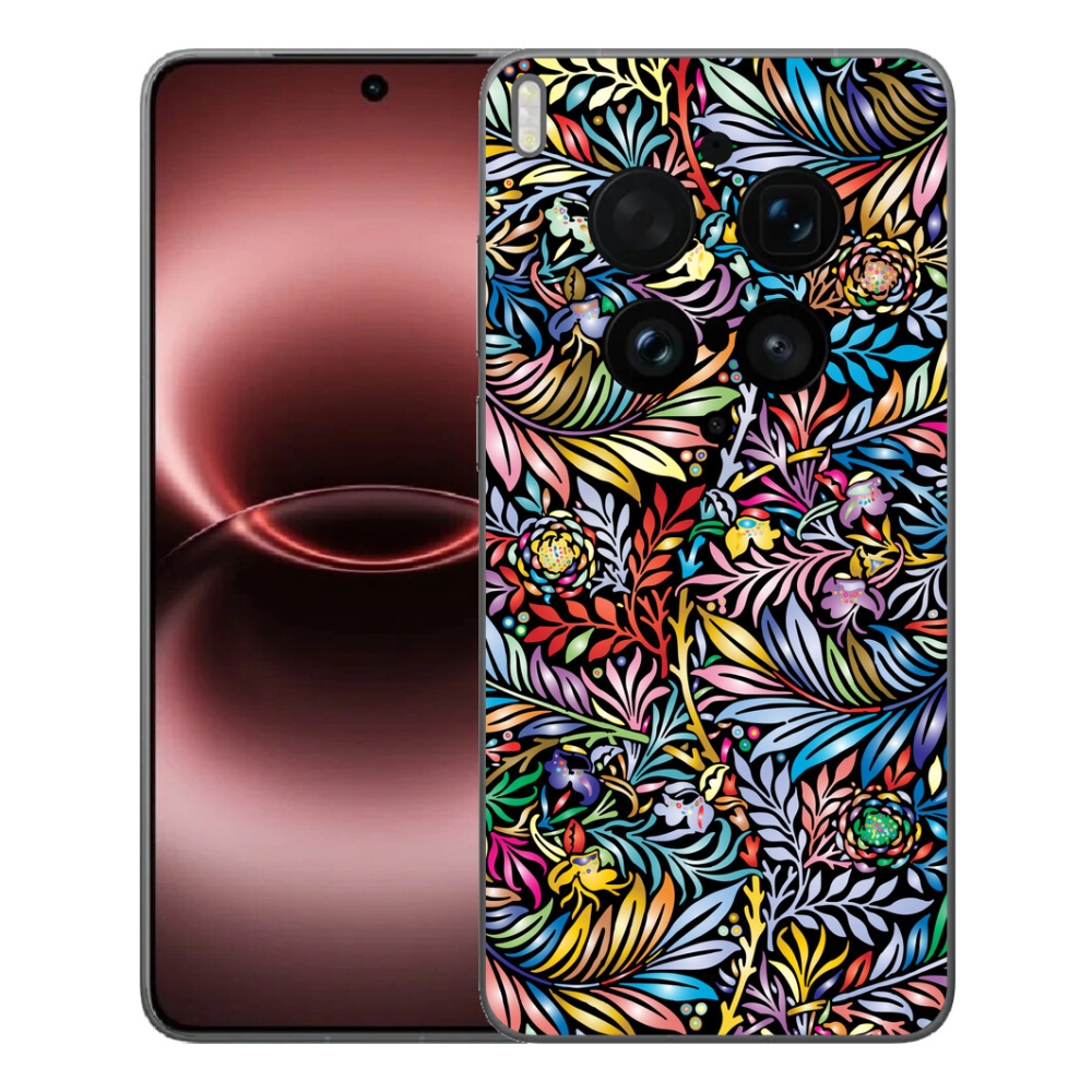 Gélový kryt mmCase na Vivo X300 Ultra - kvety 5
