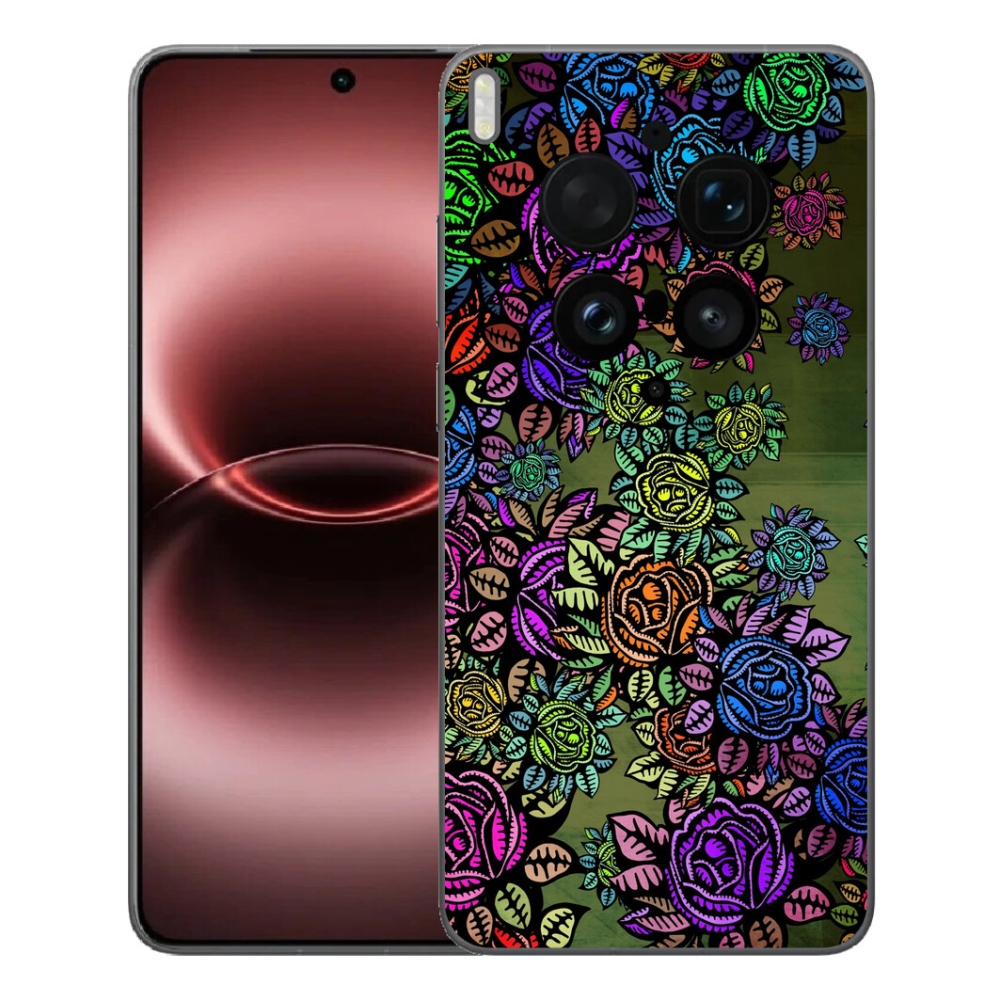 Gélový kryt mmCase na Vivo X300 Ultra - kvety 6