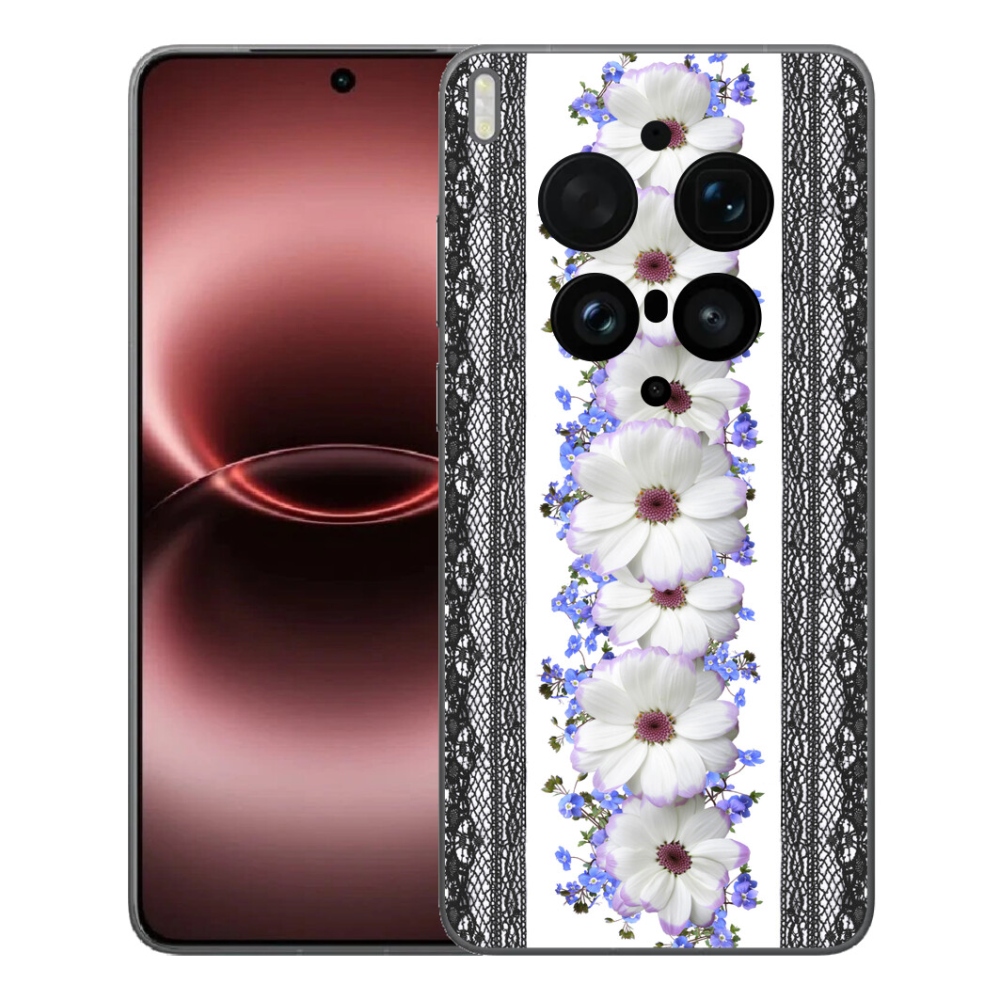 Gélový kryt mmCase na Vivo X300 Ultra - kvety 8