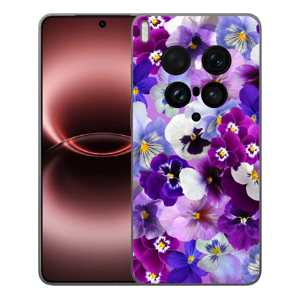 Gélový kryt mmCase na Vivo X300 Ultra - kvety 9