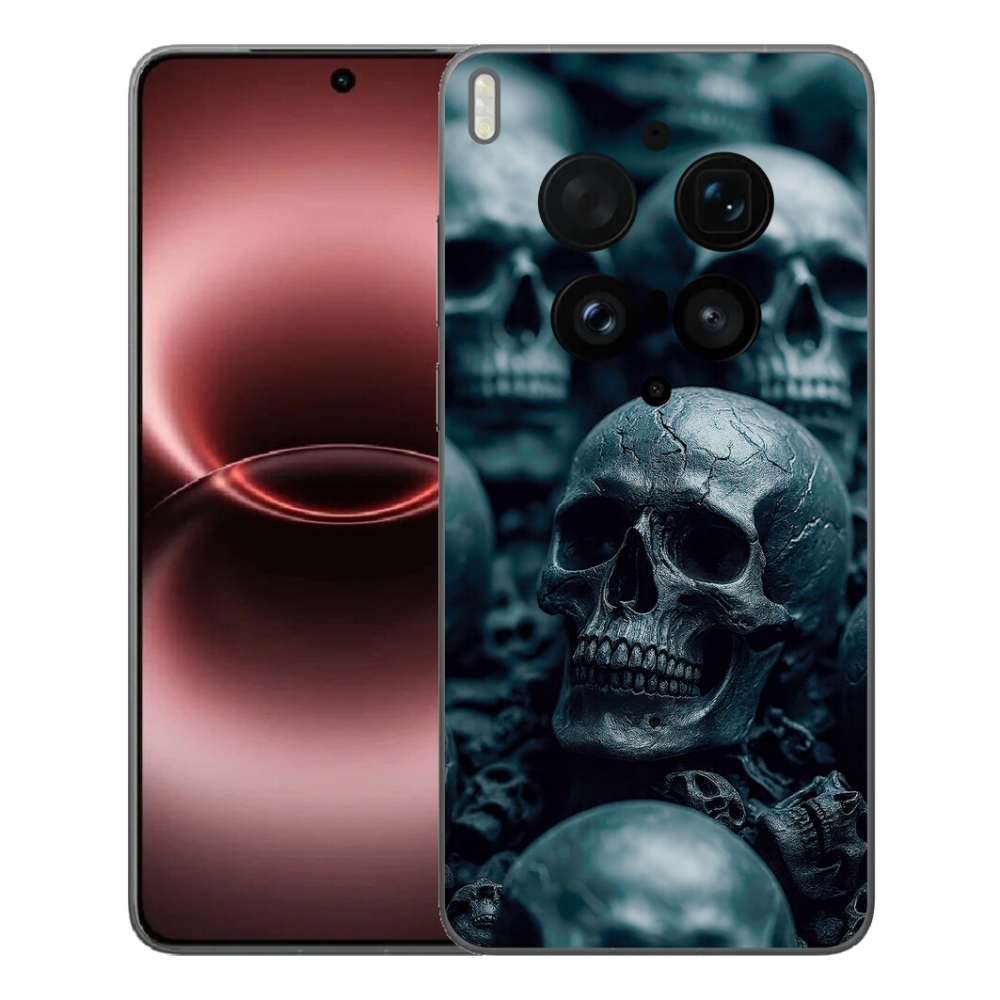 Gélový kryt mmCase na Vivo X300 Ultra - lebka 2