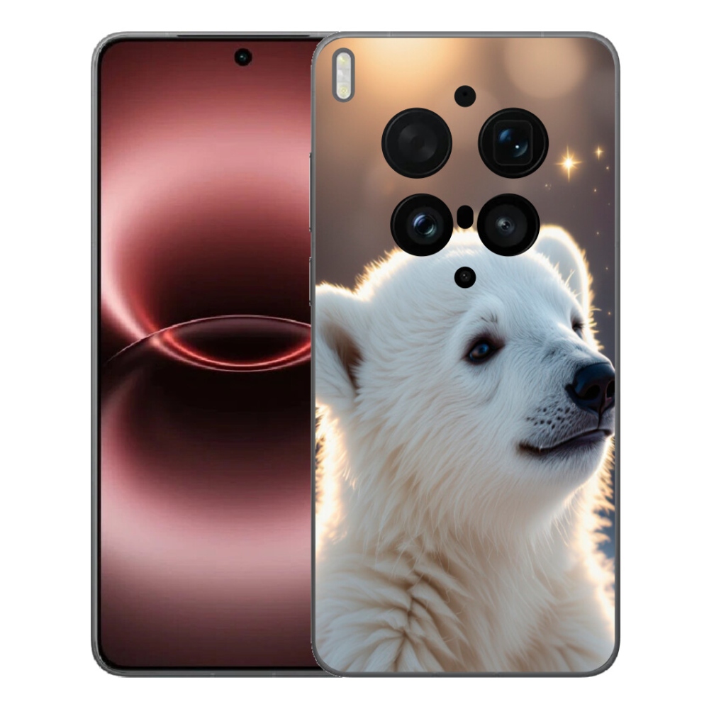 Gélový kryt mmCase na Vivo X300 Ultra - ľadový medveď