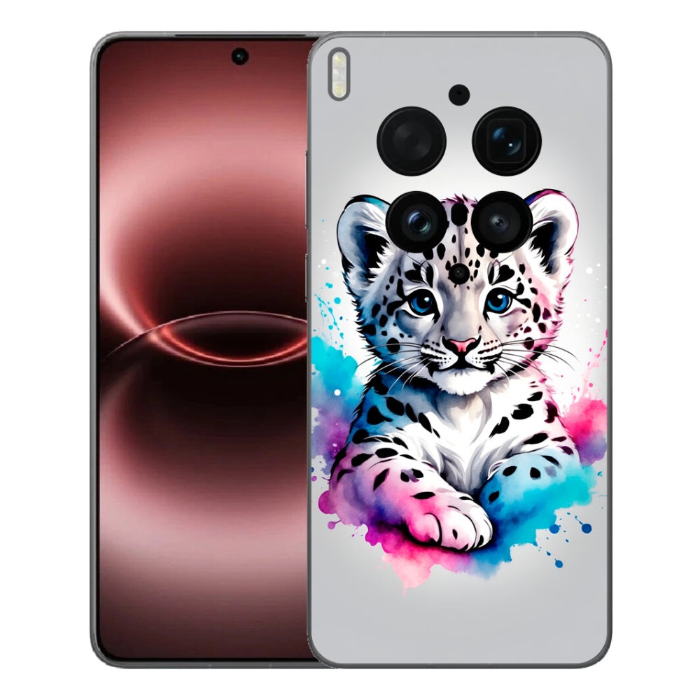 Gélový kryt mmCase na Vivo X300 Ultra - leopardej mláďa