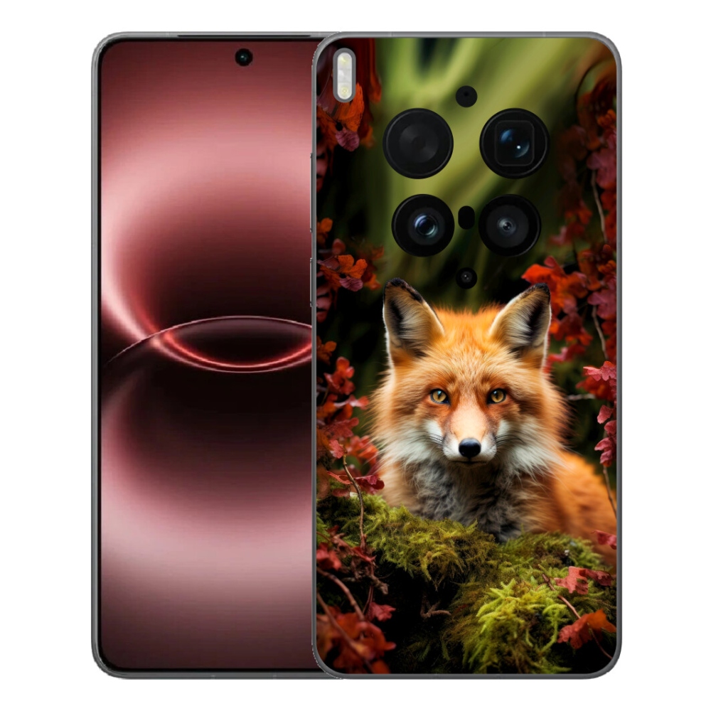Gélový kryt mmCase na Vivo X300 Ultra - líška v lese