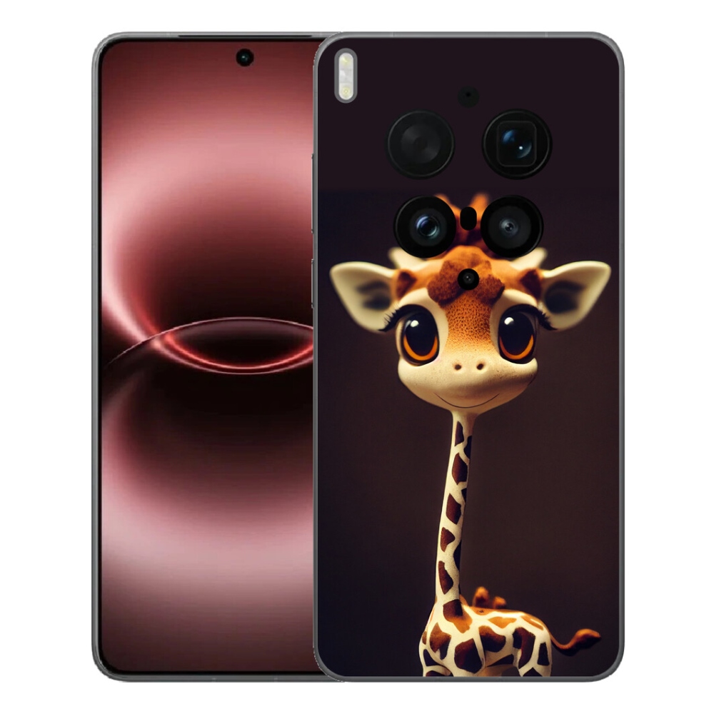 Gélový kryt mmCase na Vivo X300 Ultra - malá žirafa