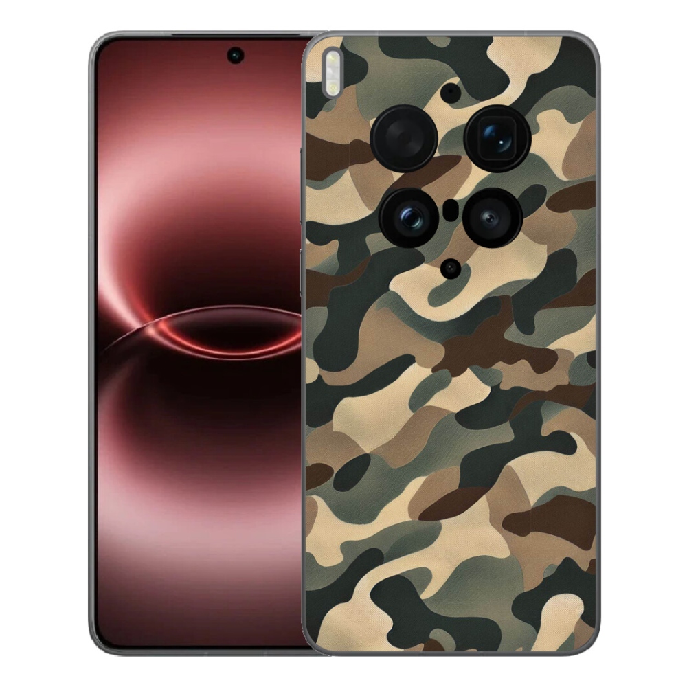 Gélový kryt mmCase na Vivo X300 Ultra - maskáčový vzor 11
