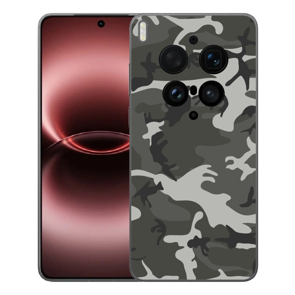 Gélový kryt mmCase na Vivo X300 Ultra - maskáčový vzor