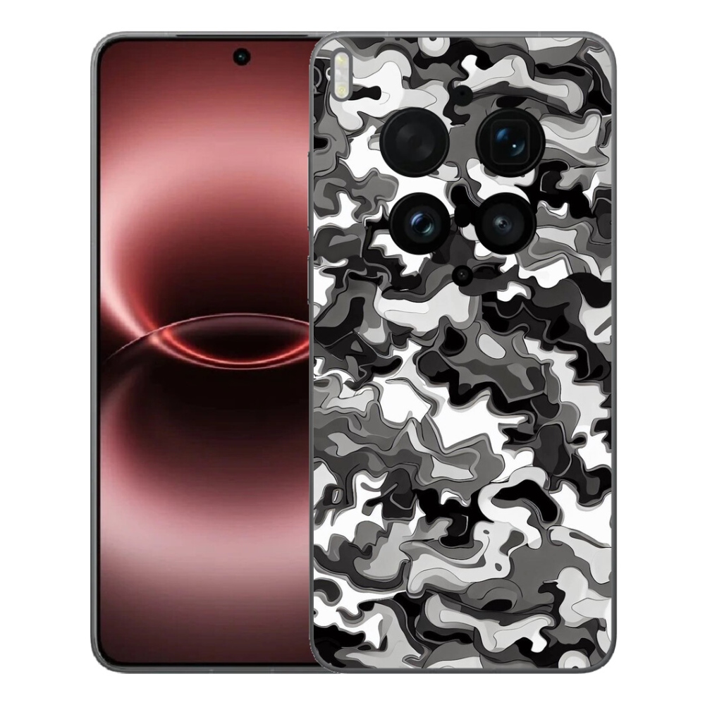 Gélový kryt mmCase na Vivo X300 Ultra - maskáčový vzor 3