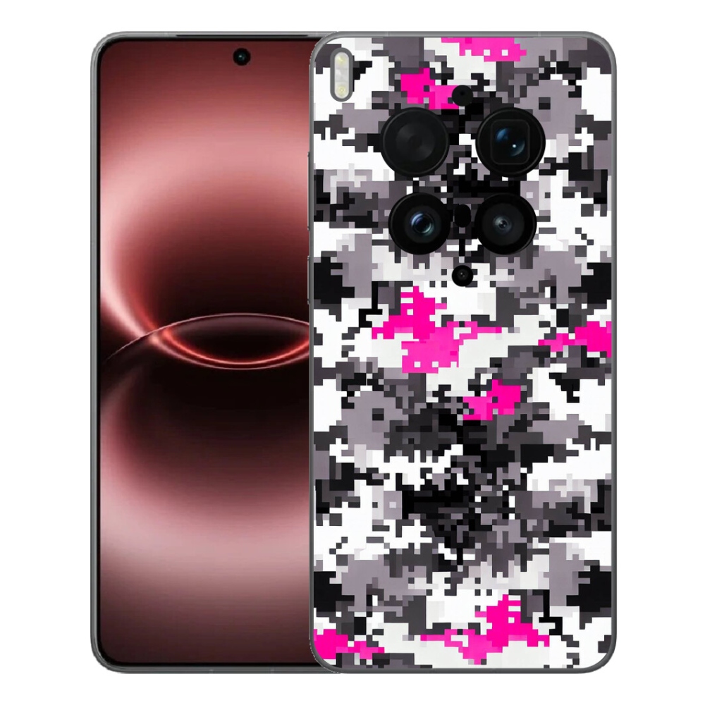 Gélový kryt mmCase na Vivo X300 Ultra - maskáčový vzor 4