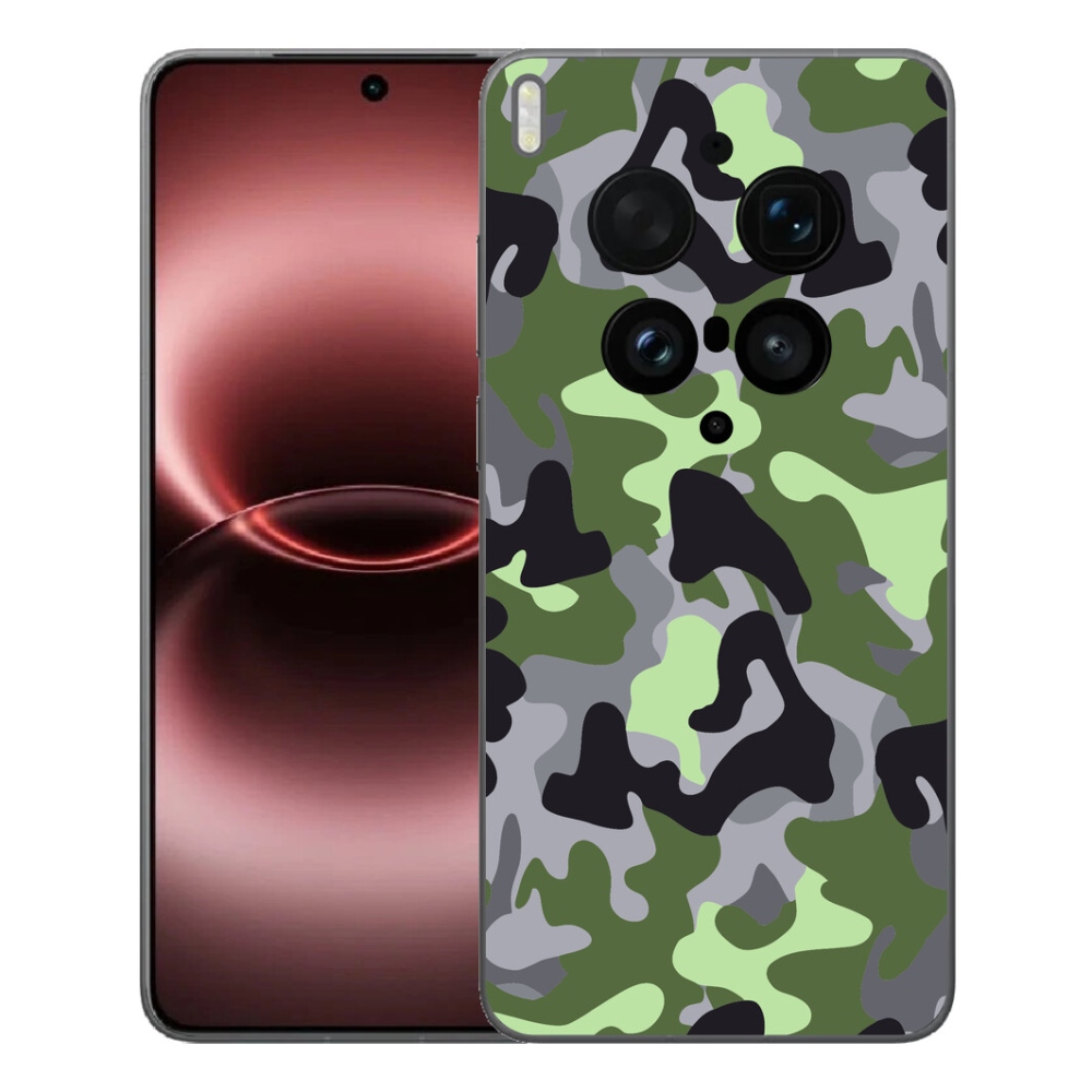 Gélový kryt mmCase na Vivo X300 Ultra - maskáčový vzor 7
