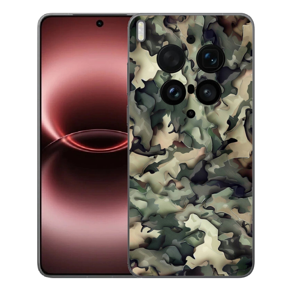 Gélový kryt mmCase na Vivo X300 Ultra - maskáčový vzor 9