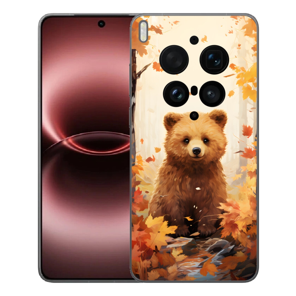 Gélový kryt mmCase na Vivo X300 Ultra - medveď v lese