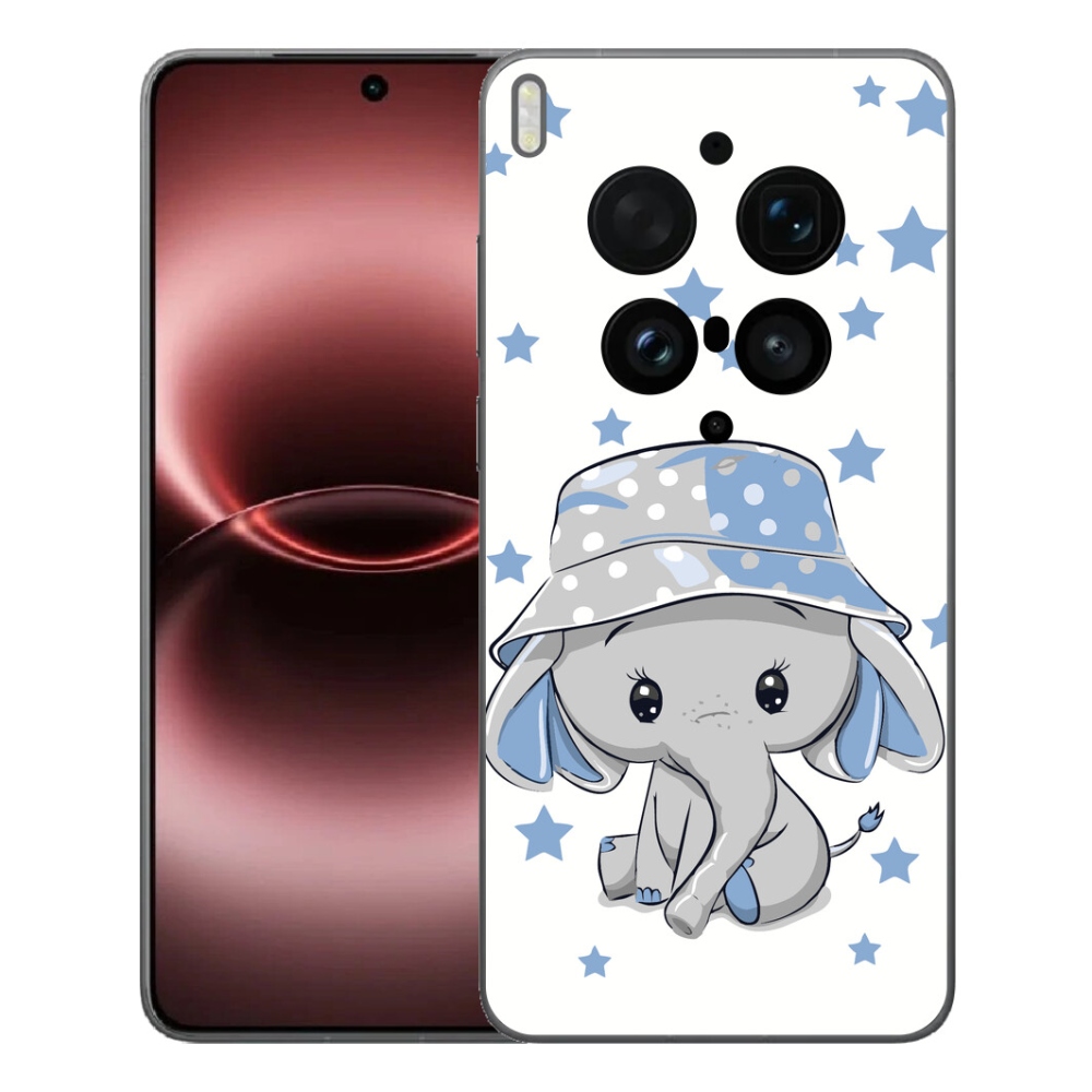 Gélový kryt mmCase na Vivo X300 Ultra - modrý slon