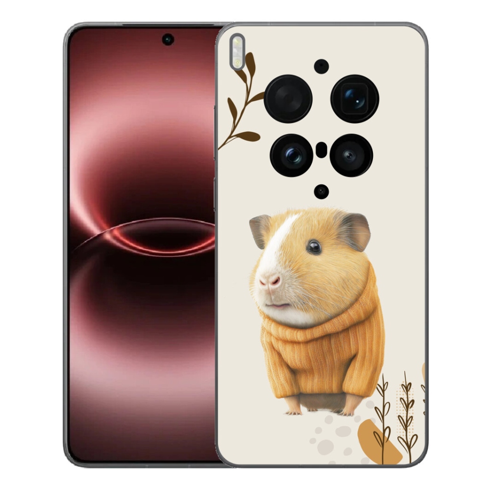 Gélový kryt mmCase na Vivo X300 Ultra - morča vo svetri