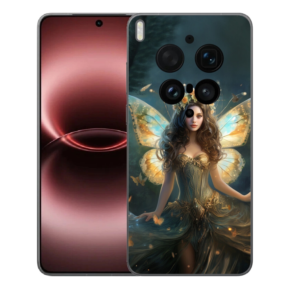 Gélový kryt mmCase na Vivo X300 Ultra - motýlia žena
