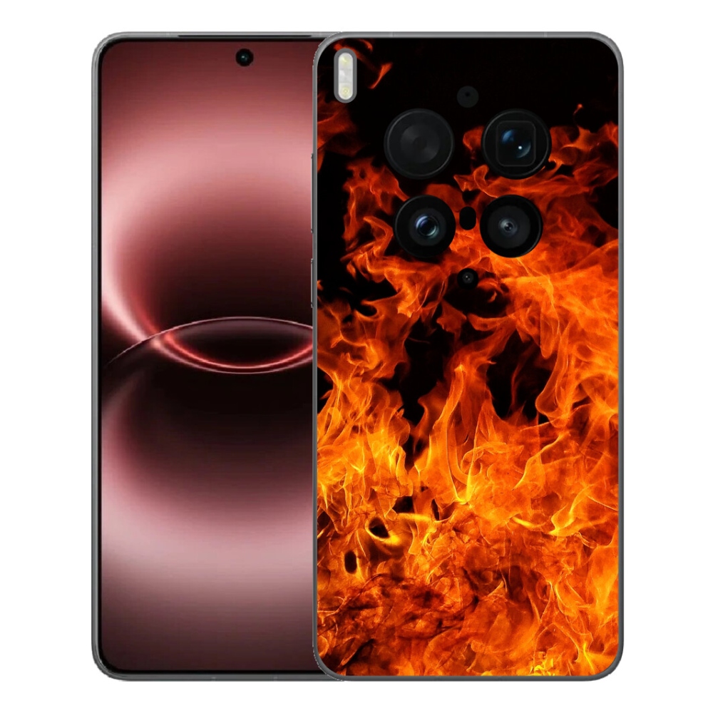 Gélový kryt mmCase na Vivo X300 Ultra - muzikant a oheň