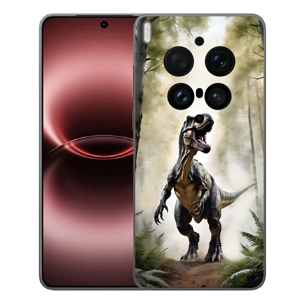 Gélový kryt mmCase na Vivo X300 Ultra - naštvaný T-Rex