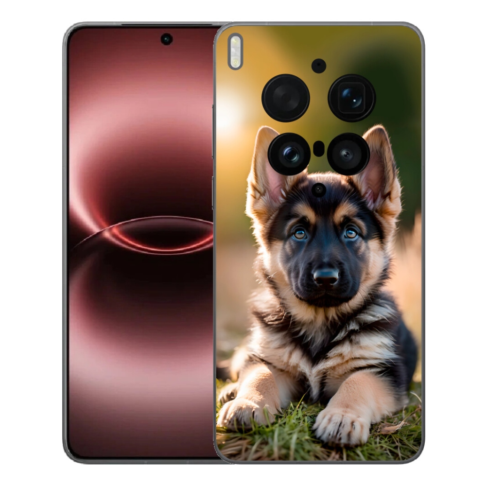 Gélový kryt mmCase na Vivo X300 Ultra - nemecký ovčiak v prírode