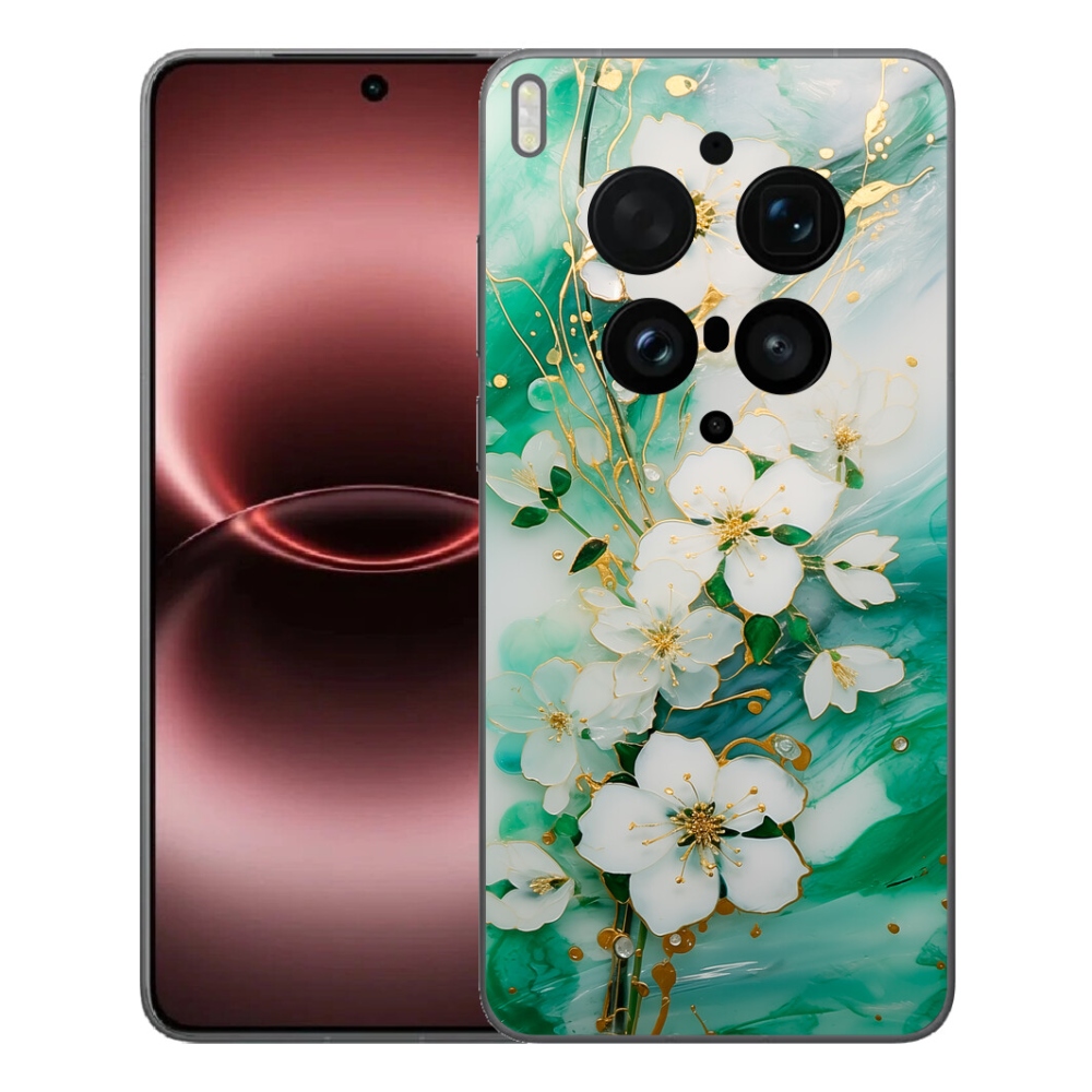 Gélový kryt mmCase na Vivo X300 Ultra - nežné kvety