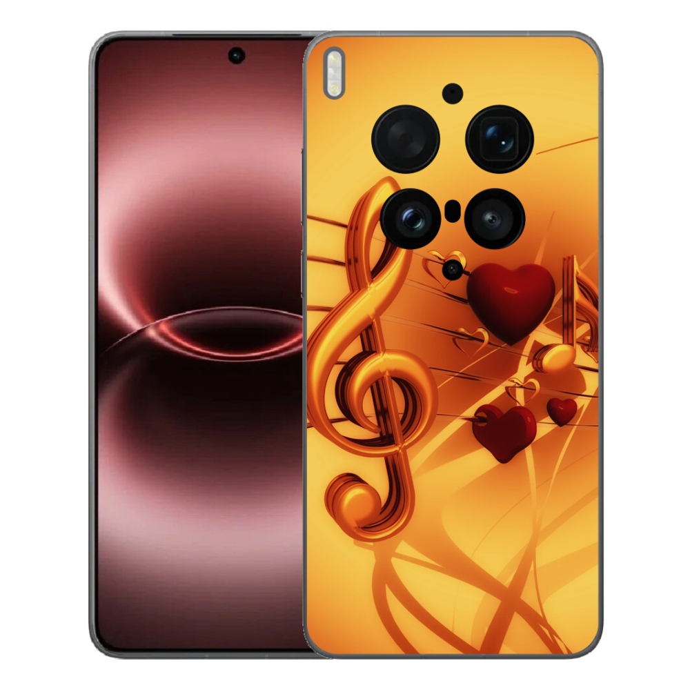 Gélový kryt mmCase na Vivo X300 Ultra - noty