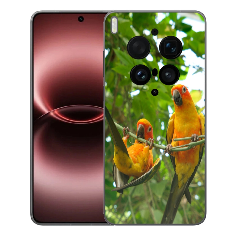 Gélový kryt mmCase na Vivo X300 Ultra - papagáje aratingy