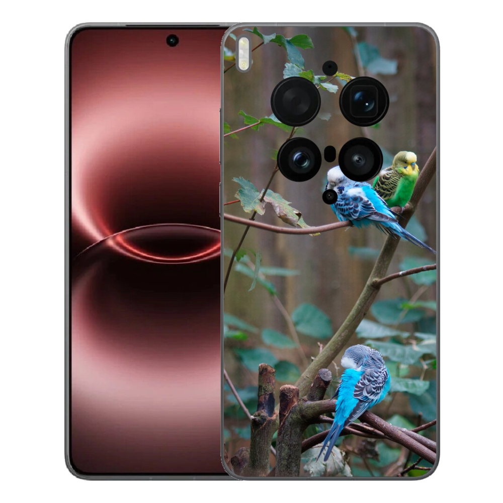 Gélový kryt mmCase na Vivo X300 Ultra - papagáje na vetve