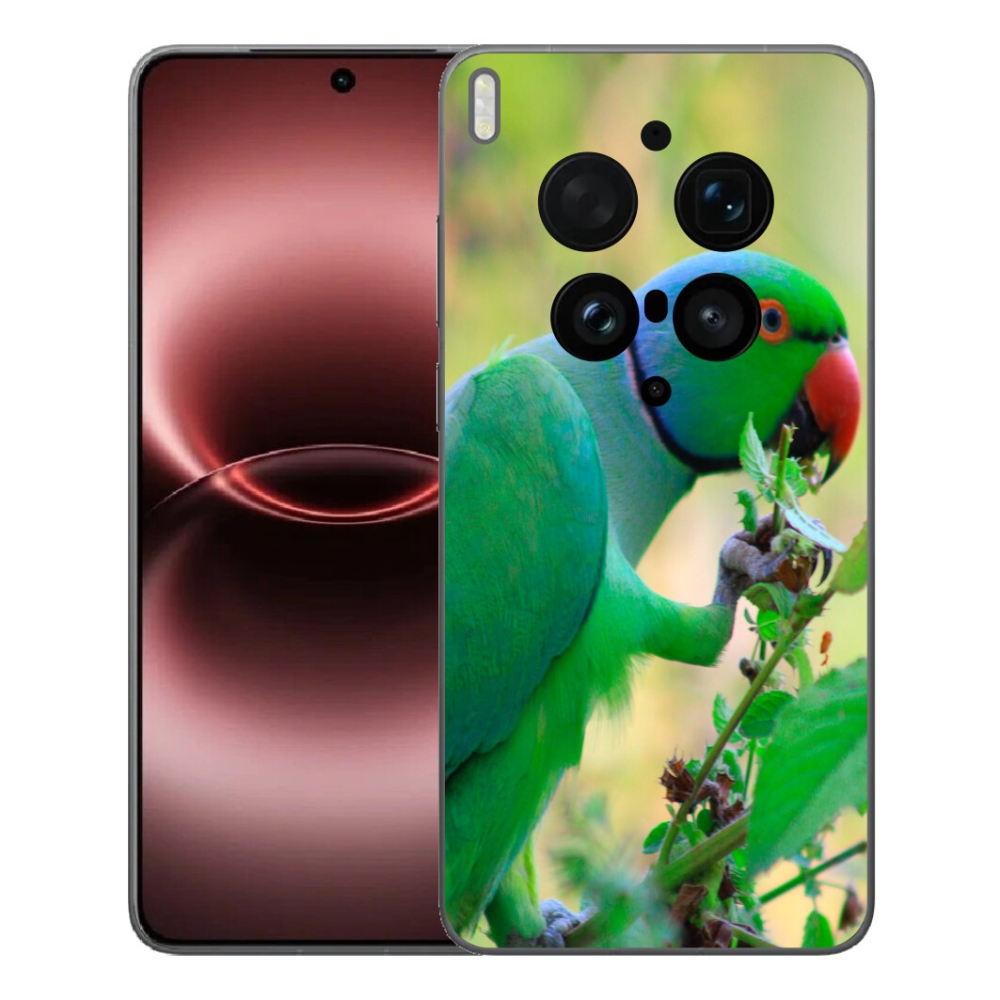 Gélový kryt mmCase na Vivo X300 Ultra - papagáj Alexandr
