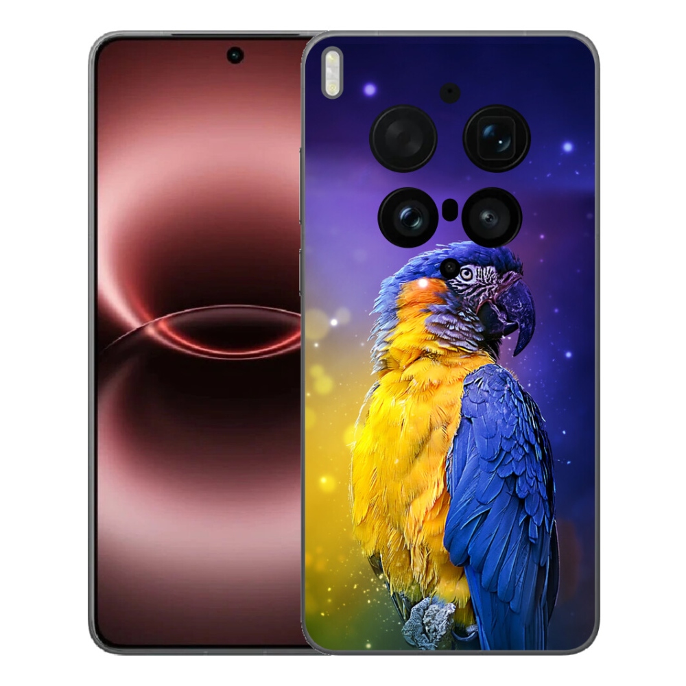 Gélový kryt mmCase na Vivo X300 Ultra - papagáj ara 1