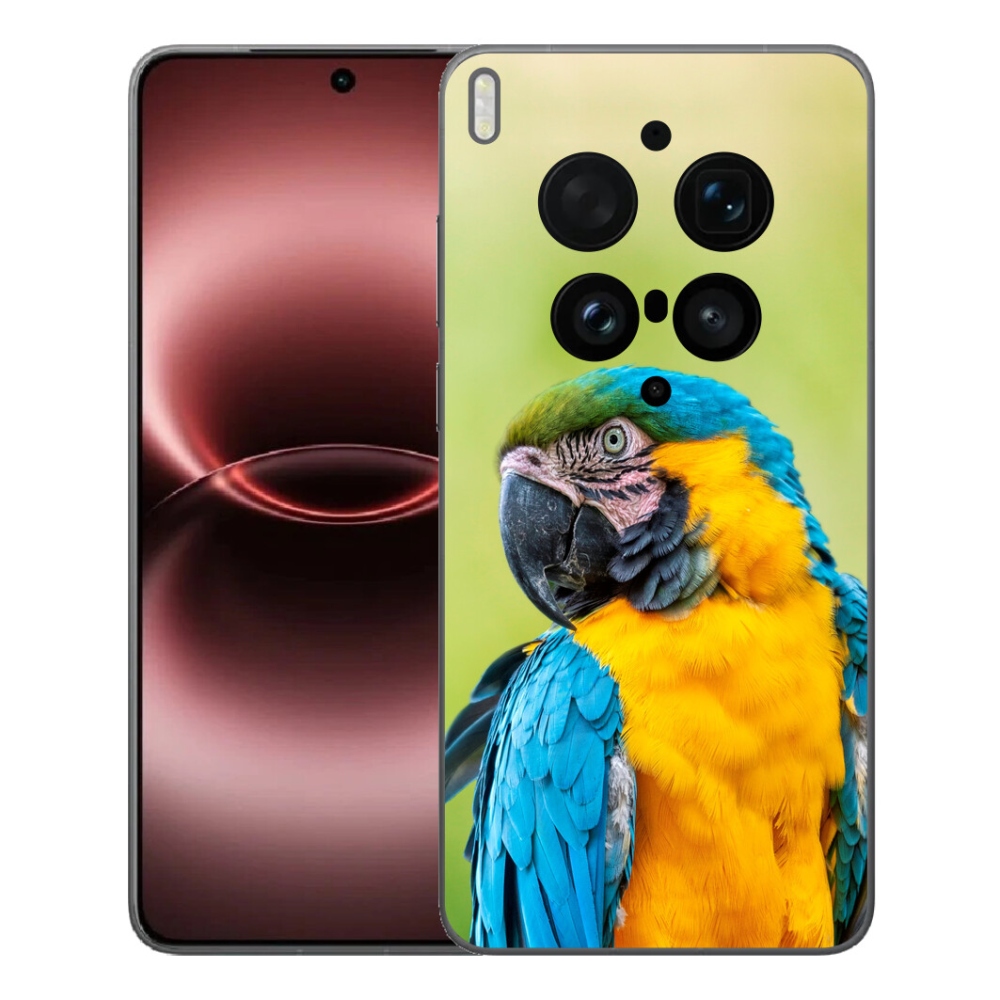 Gélový kryt mmCase na Vivo X300 Ultra - papagáj ara 2