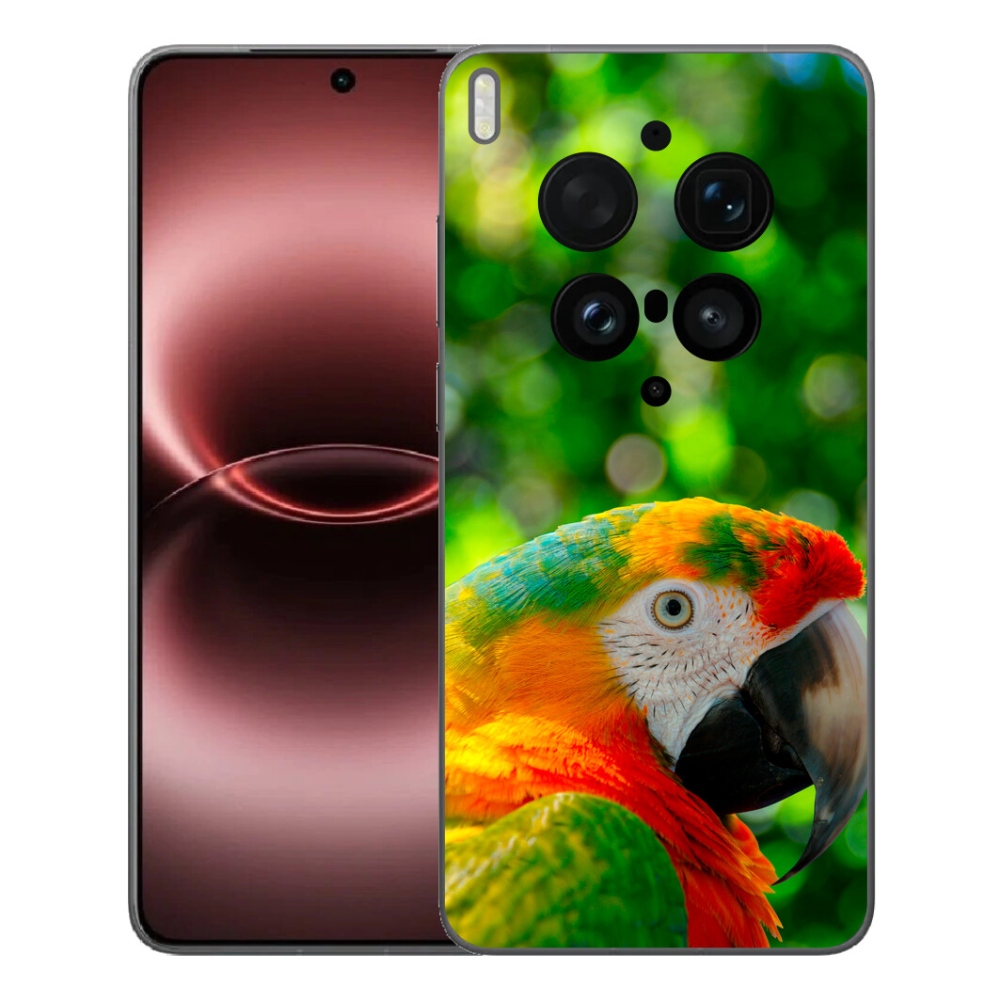 Gélový kryt mmCase na Vivo X300 Ultra - papagáj ara 3