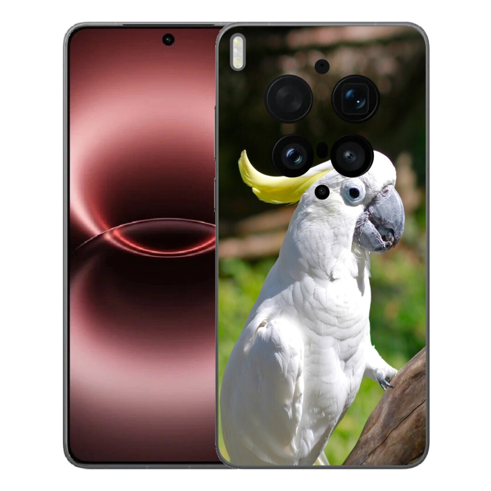 Gélový kryt mmCase na Vivo X300 Ultra - papagáj kakadu 2
