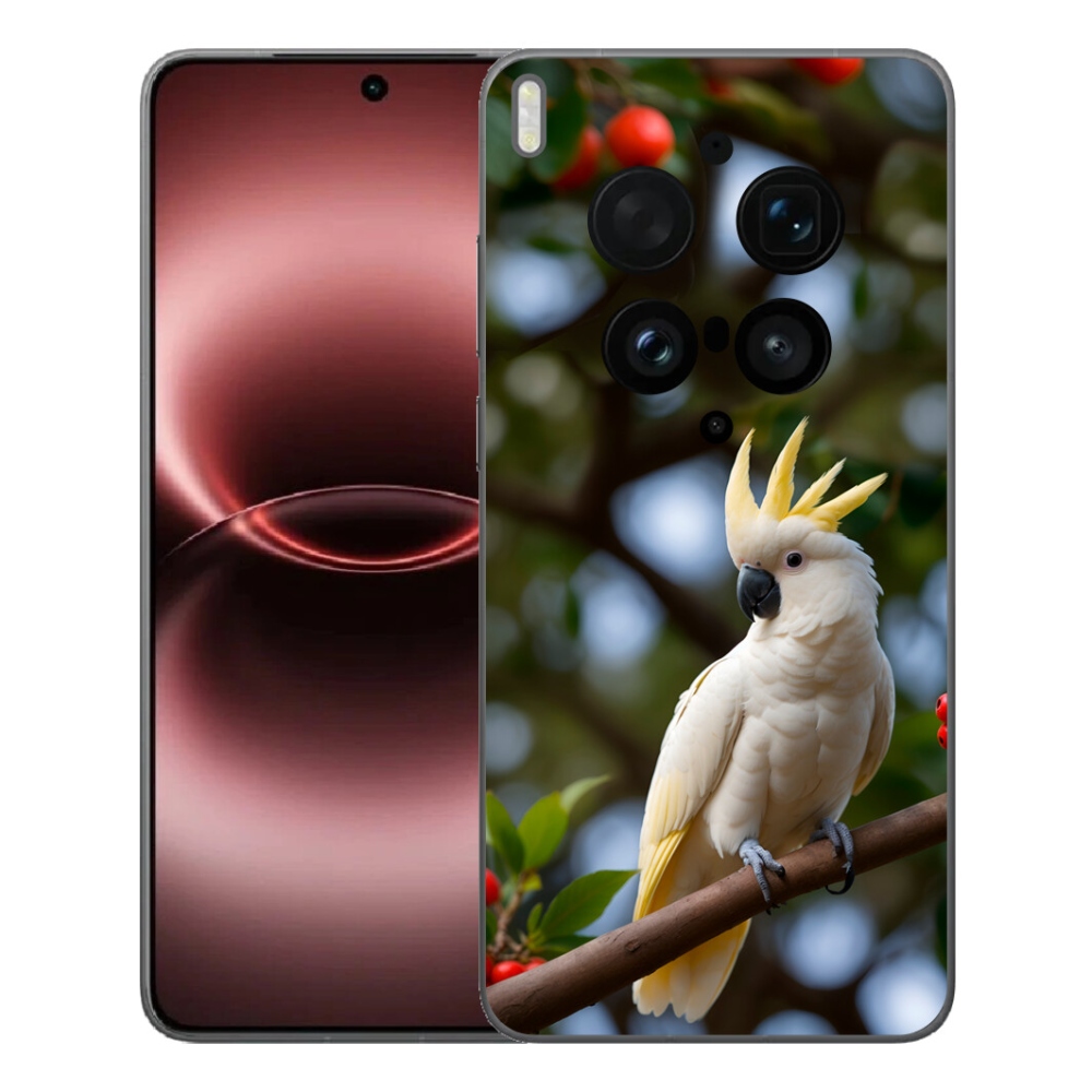 Gélový kryt mmCase na Vivo X300 Ultra - papagáj kakadu 3
