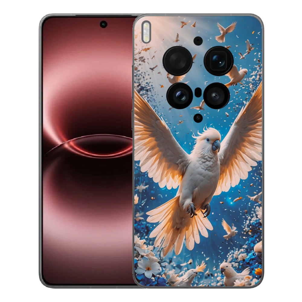 Gélový kryt mmCase na Vivo X300 Ultra - papagáj kakadu