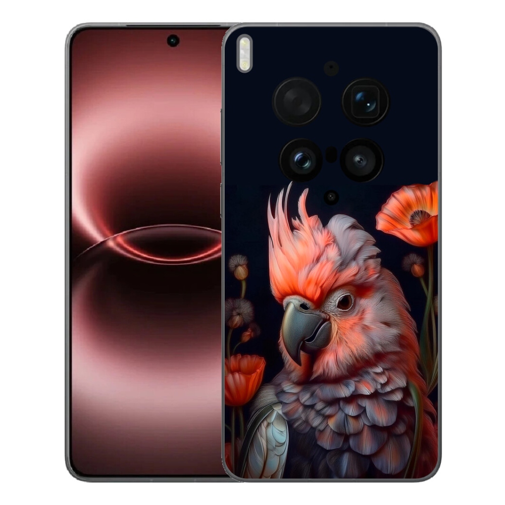 Gélový kryt mmCase na Vivo X300 Ultra - papagáj kakadu vo farbách