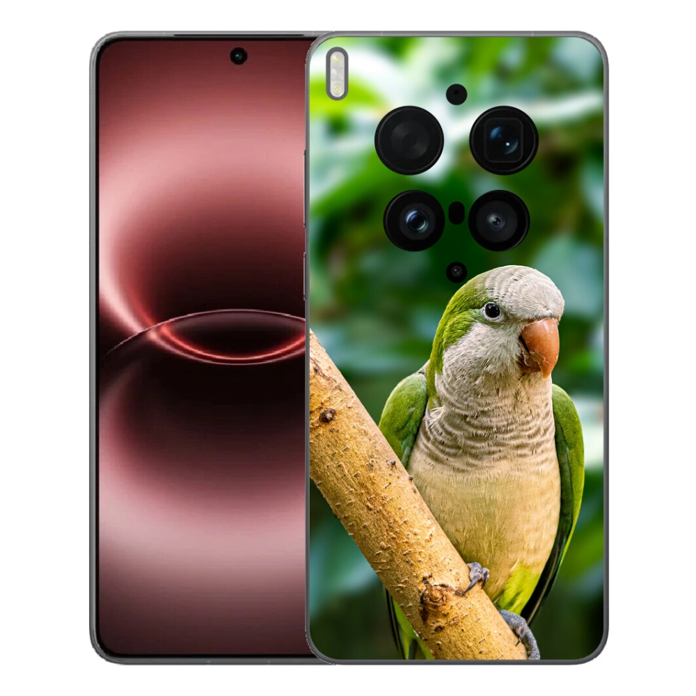 Gélový kryt mmCase na Vivo X300 Ultra - papagáj mníšok