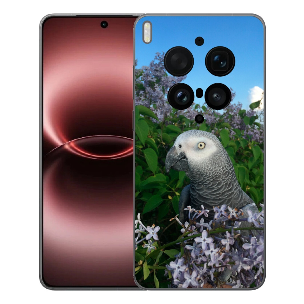 Gélový kryt mmCase na Vivo X300 Ultra - papagáj žako