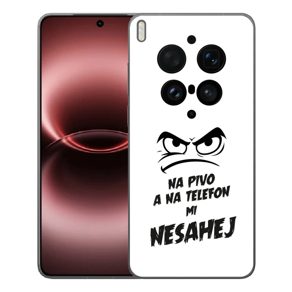 Gélový kryt mmCase na Vivo X300 Ultra - pivný motív 2 biele pozadie