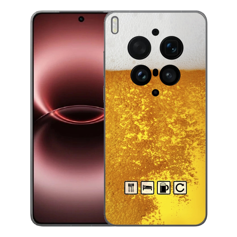 Gélový kryt mmCase na Vivo X300 Ultra - pivný motív 3