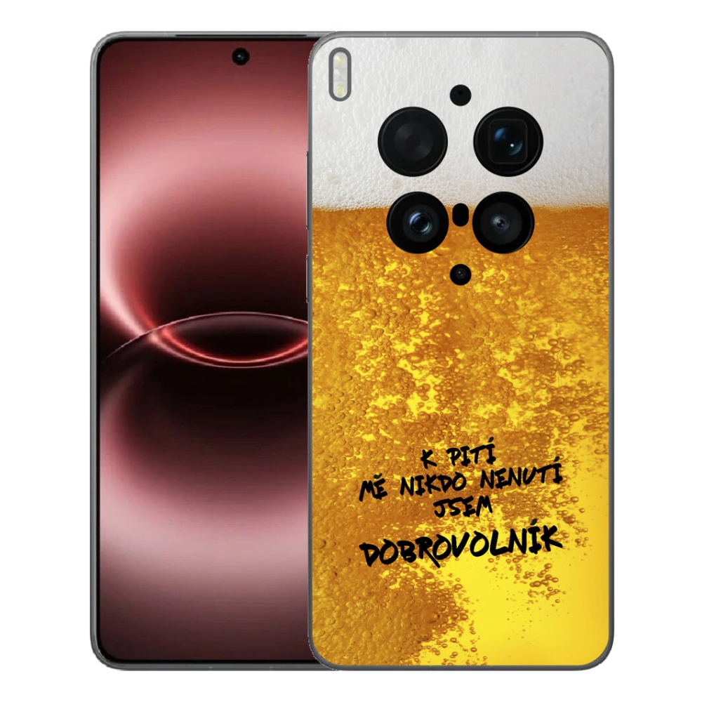 Gélový kryt mmCase na Vivo X300 Ultra - pivný motív 4