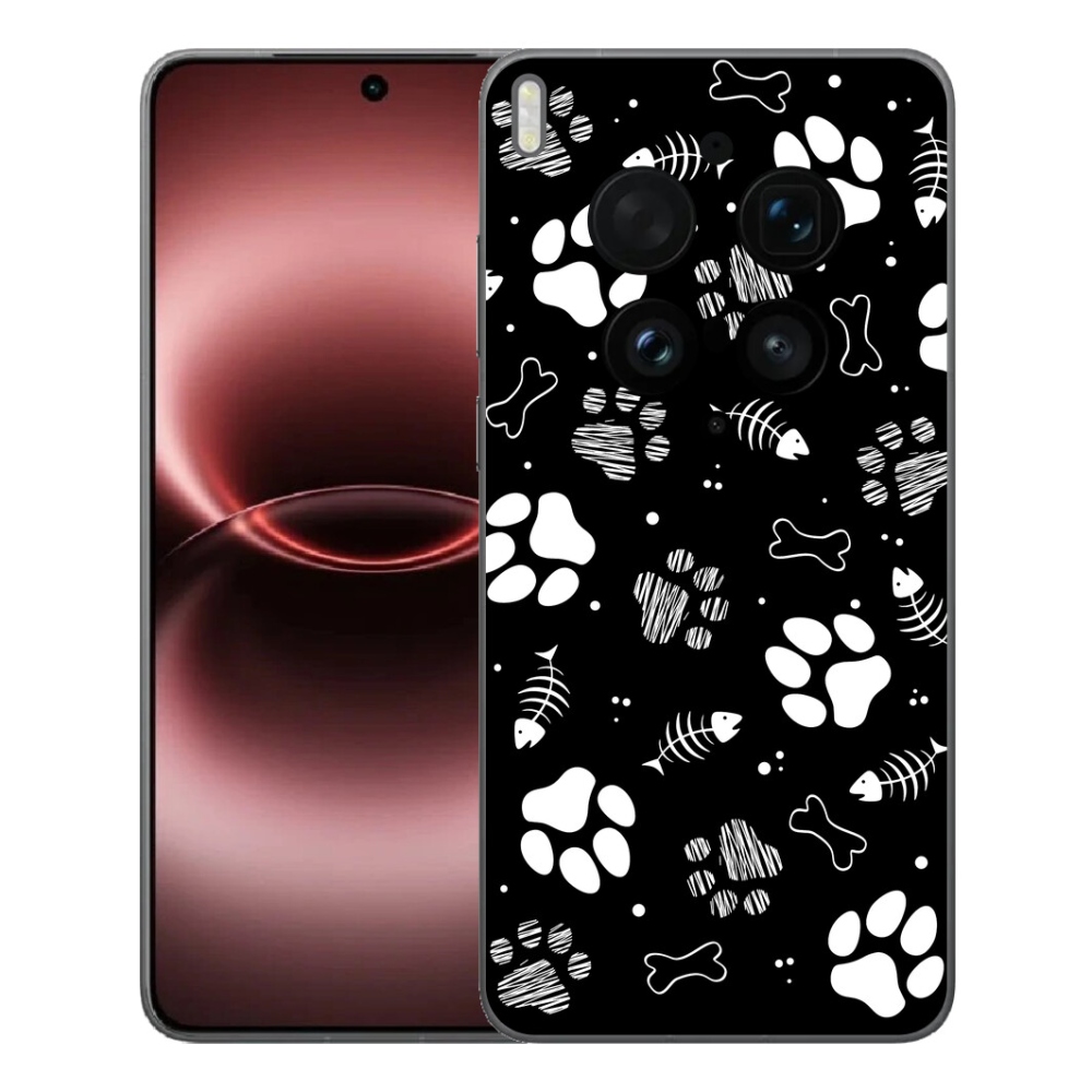 Gélový kryt mmCase na Vivo X300 Ultra - psie labky
