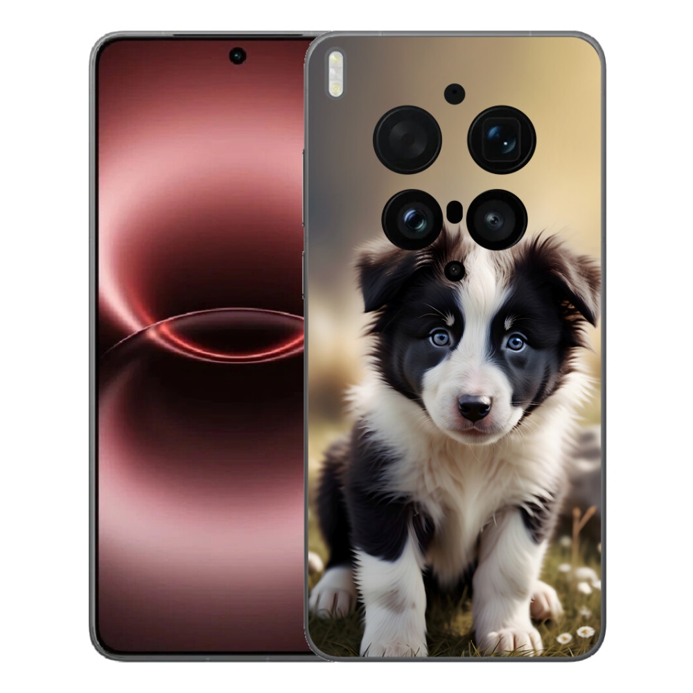 Gélový kryt mmCase na Vivo X300 Ultra - roztomilá border kólia