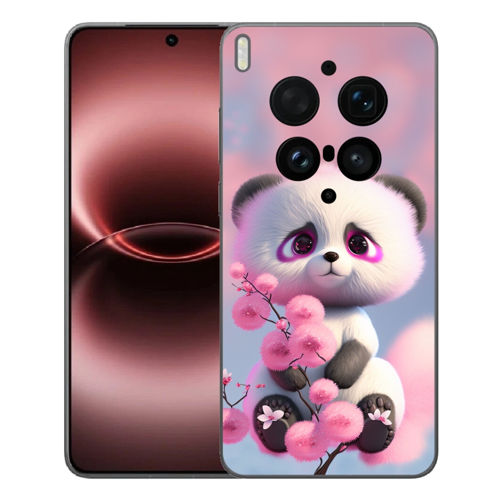 Gélový kryt mmCase na Vivo X300 Ultra - roztomilá panda 1