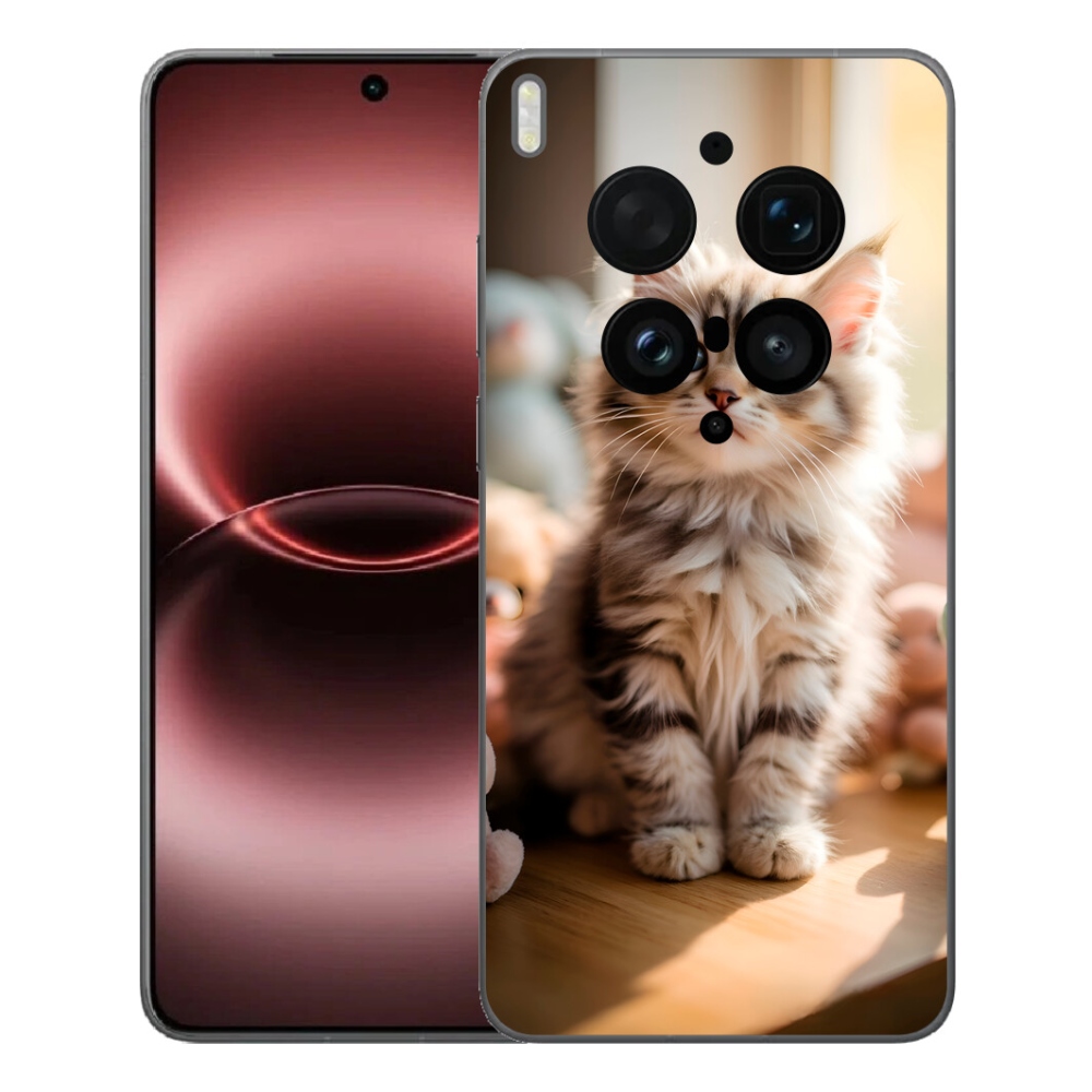 Gélový kryt mmCase na Vivo X300 Ultra - roztomilé mačiatko 10